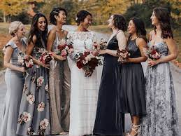 What To Wear In The Fall Wedding Season Society19 Vestidos De Dama De Honra Boho Vestidos De Dama De Honra Florais Dama De Honra Casamento