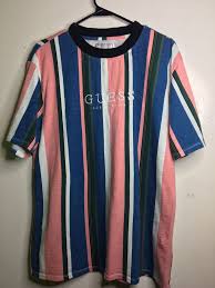 Guess Los Angeles Striped Shirt Fashion Clothing Shoes Accessories Mensclothing Shirts Ebay Link Striped Shirt Shirts Fashion