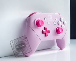 Custom Pastel Pink Nintendo Switch Pro Controller Nintendo Switch Accessories Nintendo Switch Case Nintendo Switch