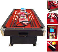 Our pool racks are the perfect gifts for men or women for any game room, rec room, media room or man cave. Amazon Com Simbashopping Usa 7 Feet Billiard Pool Table Snooker Full Set Accessories Game Mod Red Devil Sports Outdoors