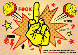 Looking for more info about this image? Middle Finger Vector Ai Eps Svg Uidownload