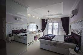 villa dekorasyon ornekleri villa yatak odasi villa ev icin modern