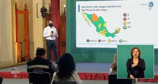 Mientras que el país continúa con una sola entidad en fase verde, es decir, campeche al sureste del país. Asi Queda El Semaforo De Covid 19 Del 10 Al 23 De Mayo News Report Mx