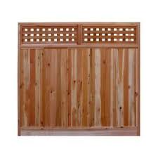Signature Development 6 Ft H X 6 Ft W Western Red Cedar Checker Lattice Top Fence Panel Kit 6x6chekrtopfkit The Home Depot Fence With Lattice Top Fence Panels Cedar Fence
