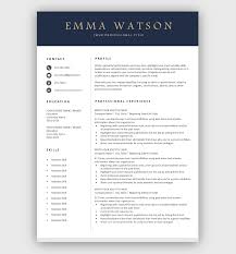This is another simple resume layout example which is clean and short. Free Resume Templates Download Now