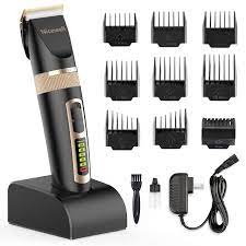 Which are the best hair clippers available in 2021? well: Amazon Com Nicewell Hair Clippers For Men Cordless Hair Trimmer Grooming Haircut Kit With Charge Station And 9 Attachment Guide Combs Beauty