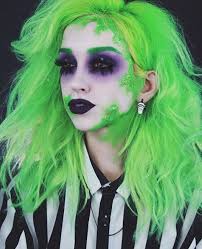 Creating a quirky beetlejuice costume look. Beetlejuice The Most Hauntingly Gorgeous Halloween Makeup Looks On Instagram Photos Cute Halloween Makeup Amazing Halloween Makeup Creepy Halloween Makeup