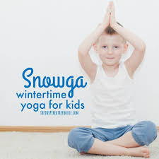 Rocky river on the map location: Snowga Wintertime Yoga For Kids The Inspired Treehouse
