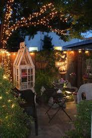 All Lit Up Backyard Patio Garden Garden Inspiration