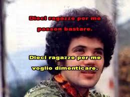 «parla di me solo se sarai un esempio» di redazione sport. Karaoke Dieci Ragazze Demo Lucio Battisti Youtube