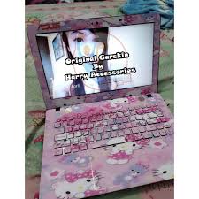 Nama besar asus dimulai dari motherboard terbaik hingga kemudian masuk ke pasar laptop. Real Pict Original Garskin Laptop Full Body Asus X441n Series Motif Hello Kitty Free Custom Gambar Shopee Indonesia