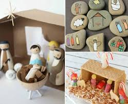 Krippe Basteln Mit Kindern Ideen Anleitungen Diy Naturmaterialien Holz Papier Bastelide Basteln Mit Kindern Weihnachten Basteln Weihnachten Krippe Weihnachten