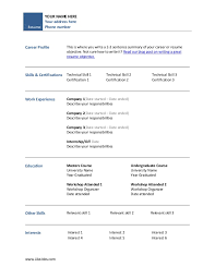 Its simple nature gives it flexibility, and can be modified to suit all jobs and industries. Simple Resume Template