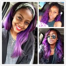 Justine Skye Purple Straight Curly Loose Wavy Hairstyles Brazilian Straight Hair Weave Straight Human Hair Bundles Straight Weave Hairstyles