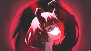 Anime Girl Demon Horns Fantasy 4k Wallpaper 4 2419