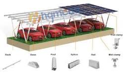 Commercial Solar Carport Mounting PV Structure Aluminum ...