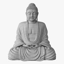 Sitting Buddha Statue 3d Model Buddha Statue Sitting Buddha Buddha