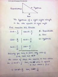 Ssc Exam Trigonometry Basic Concepts Question Paper Studying Math Math Methods Basic Math