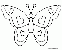 Dibujo Para Colorear Mariposa
