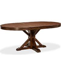 Materials, length, width, wood thickness, number of chairs, and if the leaf's are visible. Special Prices On Benchwright Round Pedestal Extending Dining Table Rustic Mahogany 48 72 L