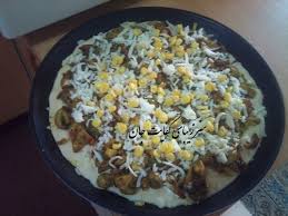 نتیجه تصویری برای پیتزای گوشت
