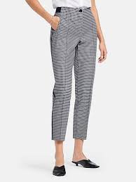 Roxane mid waist slim fit cropped pantalon met stretch. Gerry Weber Pantalon Femme Femme Vetements Dwteam In