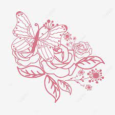 Svg Cute Butterfly Peony Element Butterfly Svg Flowers Png And Vector With Transparent Background For Free Download