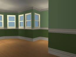 Mod The Sims My New Standard Living Room Paint Ideas Two Tone Wall Painting Living Room Two Tone Walls