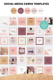 Use These Easy To Edit Templates To Create Beautiful Social Media Graphics Without Having To Spend Hours Des Instagram Graphics Social Media Instagram Template