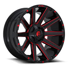 Black 8 Lug Wheels 20 Fuel Contra D643 Black Candy Red Wheel 20x9 8x170 20mm Ford F250 F350 8 Lug Fuel Fuel Wheels Wheel Rims Rims And Tires