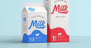 Download Milk Packaging Psd Mockup Psd Mock Up Templates Pixeden