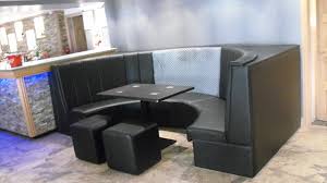 Custom banquettes and restaurant benches. Bar In Edinburgh Sig Contracts