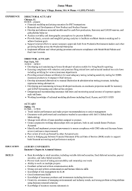 actuary resume samples velvet jobs