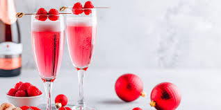 Free, best, online champagne cocktail christmas recipe, mix the ingredients to make a great traditional, festive drink! The French Kiss Cocktail Is A Sparkling Pink Delight Of A Cocktail Craft Gin Club The Uk S No 1 Gin Club