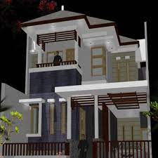 Desain teras rumah minimalis pink. Desain Rumah Teras Atas Cek Bahan Bangunan