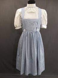 09005695 Dress Womens Fantasy Dorothy Blue Gingham White Cotton B38 W32jpg Disfraces Disfraz