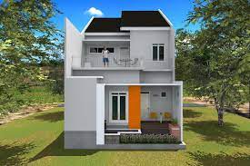 Sketsa rumah minimalis (denah rumah minimalis) 2. Model Desain Rumah Minimalis 2 Lantai Yang Mungil Dan Modern Homeshabby Com Design Home Plans Home Decorating And Interior Design