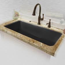 cast iron single bowl kitchen sink