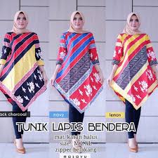 Model baju batik semacam ini sangat aman dipakai untuk berbagai keperluan formal, termasuk mengajar. Tunik Simetris Asimetris Runcing Zigzag Lucu Kekinian Model Terbaru Batik Cap Salur Kembang Murah Shopee Indonesia