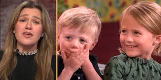 Kelly Clarkson Reacts To Throwback Clips Of Her Kids Visiting "The Kelly  Clarkson Show"