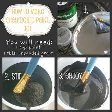 Wow Way To Easy Only 2 Ingredients To Make Your Own Chalkboard Paint Diy Chalkboard Paint Diy Chalkboard Chalkboard Paint