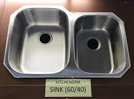 Kitchen ranges & ovens refrigerators kitchen carts & islands kitchen sinks kitchen faucets kitchen cabinets backsplash. H Cabinet Sink 60 40 Stainless Steel Double Bowls 60 40 Undermount Kitchen Sink Undermount Kitchen Sinks Sink Kitchen Sink