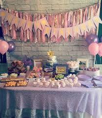 Rapunzel Kids Birthday Party Decoration Ideas Food And Drinks Table Decorations An Tangled Birthday Party Rapunzel Birthday Party Birthday Party Centerpieces