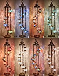 Shop unique, modern lighting & accessories only from west elm®. Amazon Com Demmex 7 Big Globes Turkish Moroccan Mosaic Floor Lamp Light Bohemian Boho Tiffany Mosaic Floor Lamp With North American Plug Socket 55 Customize Home Improvement