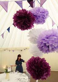 Diy Tissue Paper Pompom Tutorial Wedding Decorations Paper Flowers Wedding