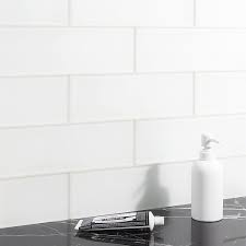 The 4x12 matching deco is available in each color and has 6 faces. Shop For Loft Super White Frosted 4 X 12 Glass Tiles At Tilebar Com