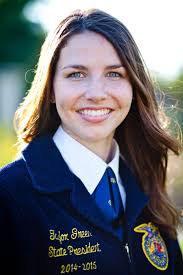 FFA member completes term as state officer