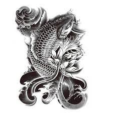 Pin On Koi Fish Temporary Tattoo