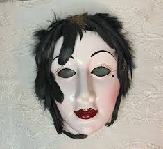 Retro Lady Face Mask