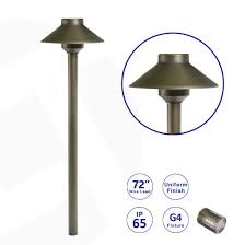 China Lt2401 Low Voltage Landscape Lighting 25w Max Power Brass Outdoor Pathway Fixture 4w G4 Led Bulb For Yard Lawn Antique Bronze China Pathway Light Path Lights